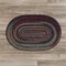 CK47R024X132 Chestnut Knoll - Black Satin 2'x11' Rug, 65% Nylon/35% Polypropylene - Runner (Oval).